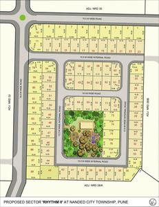 Project Image of 2399.94 - 5234.0 Sq.ft Residential Plot Plot for buy in Nanded City Pune Rhythm I II III