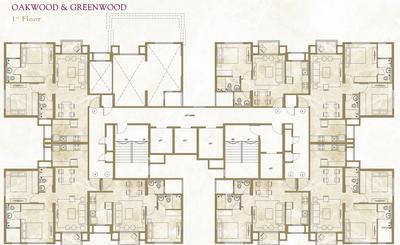 Project Image of 445.0 - 642.0 Sq.ft 1 BHK Apartment for buy in Hiranandani Kalyan Bldg A Oakwood Bldg B Bridgewood Bldg C Greenwood
