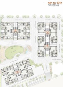 Project Image of 1226 Sq.ft 3.5 BHK Apartment / Flat for sale in Sargasan for Rs. 8700000