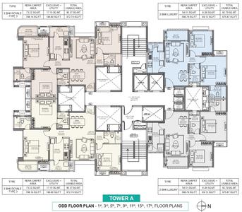 Project Image of 586.74 - 794.16 Sq.ft 2 BHK Apartment for buy in Peninsula Serenity At Ashok Astoria