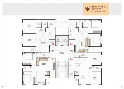 Project Image of 521.62 - 556.17 Sq.ft 2 BHK Apartment for buy in Radhe Heaven Landmark