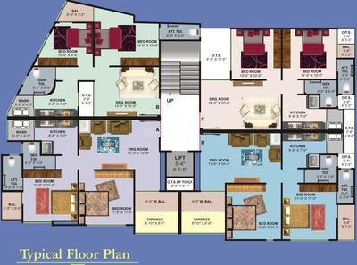 Project Image of 665.1 - 694.06 Sq.ft 2 BHK Apartment for buy in Aaditya Shifa Palace
