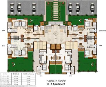 Project Image of 236.0 - 625.0 Sq.ft 1 BHK Apartment for buy in Olympeo Riverside Phase 3