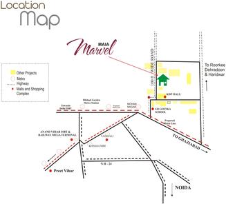 Project Image of 1060.0 - 1920.0 Sq.ft 2 BHK Apartment for buy in Maia Marvel