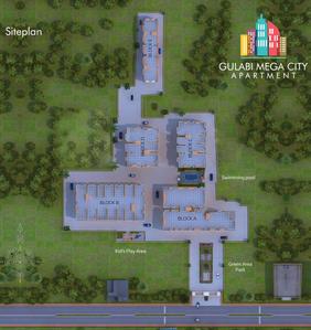 Project Image of 782.0 - 1947.0 Sq.ft 2 BHK Apartment for buy in Gulabi Mega City Apartment