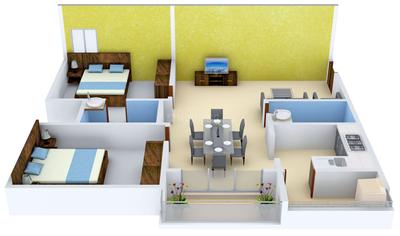 Project Image of 1270.0 - 1770.0 Sq.ft 2 BHK Apartment for buy in Value Valueprop Prime Vivanne