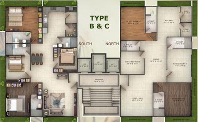 Project Image of 1485.53 - 1776.05 Sq.ft 4 BHK Apartment for buy in Savan Superia
