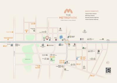 Project Image of 0.0 - 1935.0 Sq.ft 3 BHK Apartment for buy in The Metropark