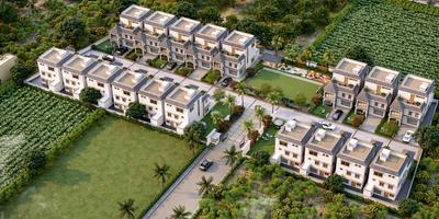 Pavan Vrundavan Villa Elevation 1