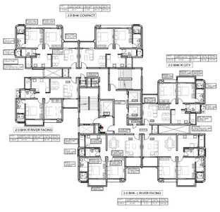 Project Image of 593.2 - 1361.0 Sq.ft 2 BHK Apartment for buy in Duville Riverdale Grove