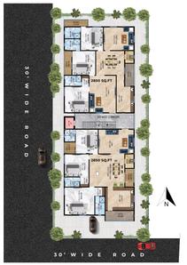Project Image of 1750.0 - 2850.0 Sq.ft 3 BHK Apartment for buy in Sadhana Serene