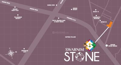 Project Image of 638.08 - 873.06 Sq.ft 2 BHK Apartment for buy in Shiv Infra Vadodara Swarnim Stone