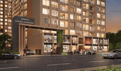 Project Image of 457.0 - 798.0 Sq.ft 1 BHK Apartment for buy in Adhya Radha Krishna