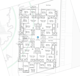 Project Image of 1577 Sq.ft 3 BHK Apartment / Flat for sale in Chharodi for Rs. 13865000
