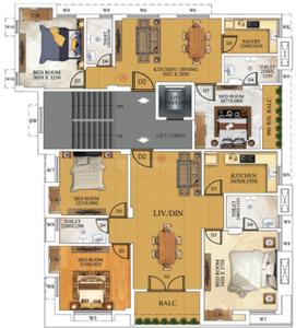 Project Image of 889.0 - 1298.0 Sq.ft 2 BHK Apartment for buy in Khem Star Avenue