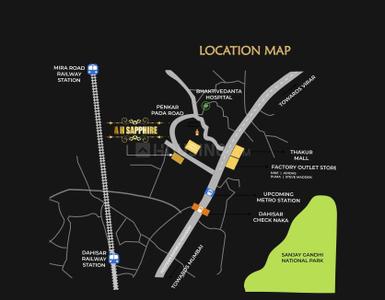 Project Image of 358.0 - 546.0 Sq.ft 1 BHK Apartment for buy in A H Sapphire