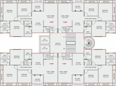 Project Image of 1276.0 - 1295.0 Sq.ft 3 BHK Apartment for buy in Avadh Sky