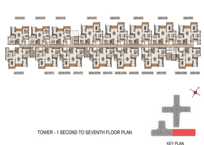 Project Image of 3097.0 - 3820.0 Sq.ft 4 BHK Apartment for buy in Casagrand Vivacity