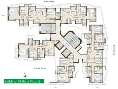 Project Image of 1224 Sq.ft 3 BHK Apartment / Flat for sale in Thane West for Rs. 14000000