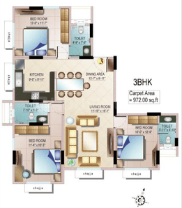 Project Image of 531.0 - 972.0 Sq.ft 1 BHK Apartment for buy in Godshalwar Solitaire
