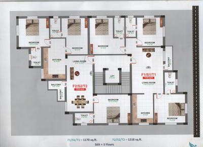 Project Image of 858.0 - 1346.0 Sq.ft 2 BHK Apartment for buy in VR Blossom