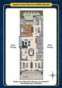 Project Image of 0.0 - 2415.0 Sq.ft 4 BHK Apartment for buy in Budget Home Ultra Luxury Floor
