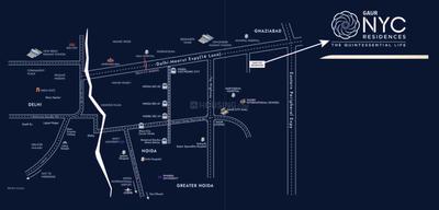 Project Image of 1062.0 - 2078.0 Sq.ft 4 BHK Apartment for buy in Gaurs NYC Residencies