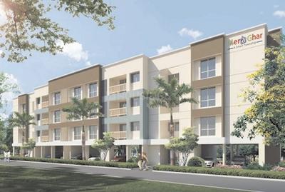 Parshwa Gruh Nirman Mera Ghar Elevation 1