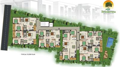 Project Image of 1083.0 - 1573.0 Sq.ft 2 BHK Apartment for buy in NSR Brindavan