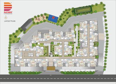 Project Image of 1000.0 - 1068.0 Sq.ft 3 BHK Apartment for buy in Definer Upper Deck