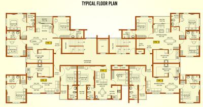 Project Image of 754.0 - 1320.0 Sq.ft 2 BHK Apartment for buy in ABAD Tanzeel Green 