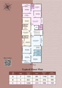 Project Image of 937 Sq.ft 3 BHK Apartment / Flat for sale in Lake Town for Rs. 8500000