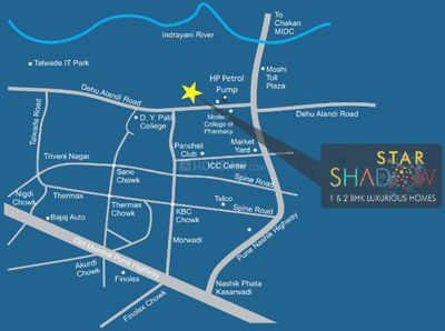 Project Image of 360.0 - 685.0 Sq.ft 1 BHK Apartment for buy in Siddhivinayak Star Shadow