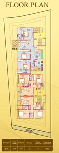 Project Image of 0.0 - 1481.54 Sq.ft 3 BHK Apartment for buy in Trisha Suvarnaban