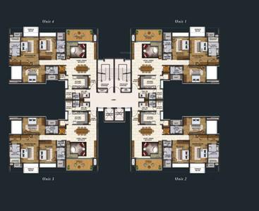 Project Image of 0.0 - 1196.0 Sq.ft 3 BHK Apartment for buy in Lodha Belmondo Pebble Beach E Estancia A