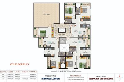 Project Image of 409.89 - 574.47 Sq.ft 1 BHK Apartment for buy in Ishwar Blossom