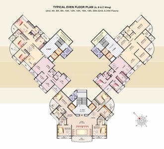 Project Image of 2750 Sq.ft 4 BHK Apartment / Flat for sale in Seawoods for Rs. 75000000