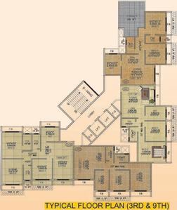 Project Image of 344.0 - 515.0 Sq.ft 2 BHK Apartment for buy in Asian Galaxy B Wing