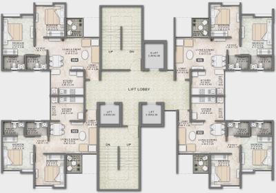 Project Image of 528.0 - 972.0 Sq.ft 2 BHK Apartment for buy in VTP Hi Life Phase 3