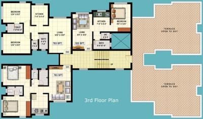 Project Image of 558.0 - 1395.0 Sq.ft 1 BHK Apartment for buy in KVC Laxman Complex