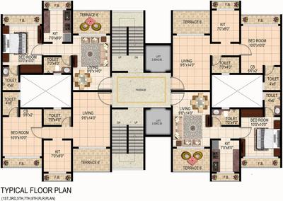 Project Image of 482.0 - 715.0 Sq.ft 1 BHK Apartment for buy in Wadhwa Regalia Phase 3