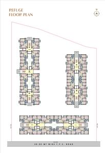 Project Image of 638.62 - 1124.29 Sq.ft 2 BHK Apartment for buy in K B Royal Luminous