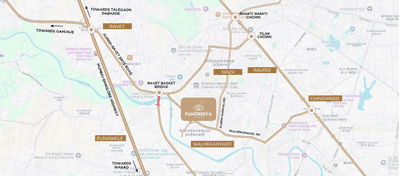 Project Image of 1100 Sq.ft 3 BHK Apartment / Flat for sale in Nigdi for Rs. 8700000