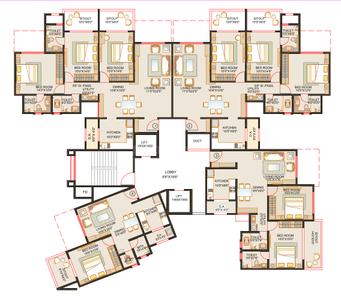 Project Image of 814.0 - 1876.0 Sq.ft 1 BHK Apartment for buy in Nayantara Presidency