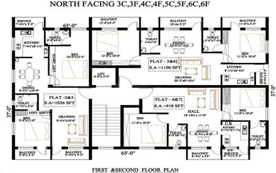 Project Image of 481.0 - 1800.0 Sq.ft 1 BHK Apartment for buy in RRP SSR Garden Ascon Residency