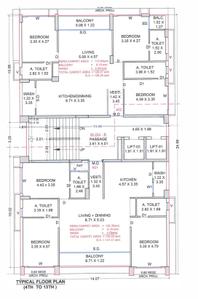 Project Image of 1246.46 - 1727.61 Sq.ft 3 BHK Apartment for buy in Jarnav Elite