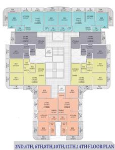 Project Image of 650.0 - 885.0 Sq.ft 1 BHK Apartment for buy in Viva Rium And GR And Sons Ganga CHSL
