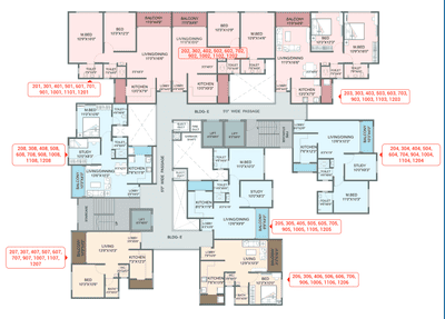 Project Image of 457.0 - 798.0 Sq.ft 1 BHK Apartment for buy in Adhya Radha Krishna