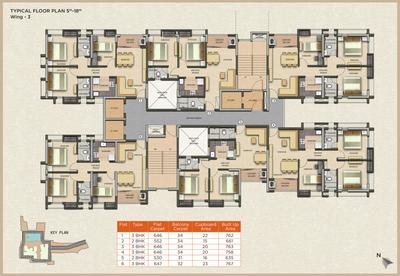 Project Image of 635.0 - 899.0 Sq.ft 2 BHK Apartment for buy in Signum Sampurna Phase 2