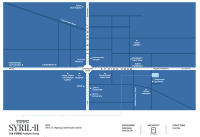 Project Image of 2349.0 - 3402.0 Sq.ft 3 BHK Apartment for buy in Satatya Syril II